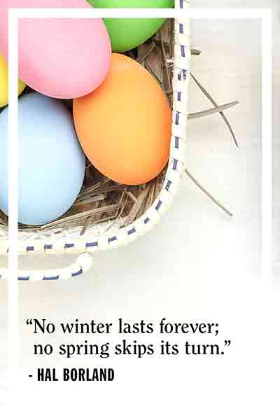 Spring will come, and so will happiness. Hold on. Life will get warmer. good-Friday-greetings-for-easter-holidays