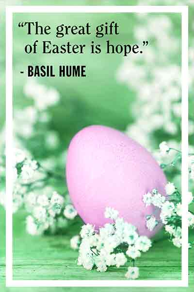 I hope you have colorful eggs, candy, grass, and chocolate bunnies in your Easter basket this year. easter-card-messages-the-great-gift-is-hope-poster