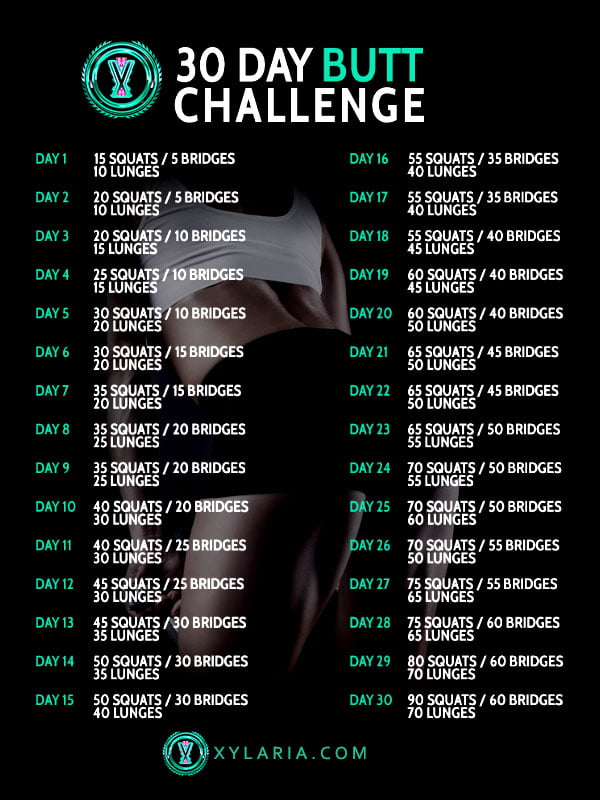 Booty Challenge for Women InfoGraphic butt-challenge-for-women-booty-exercises