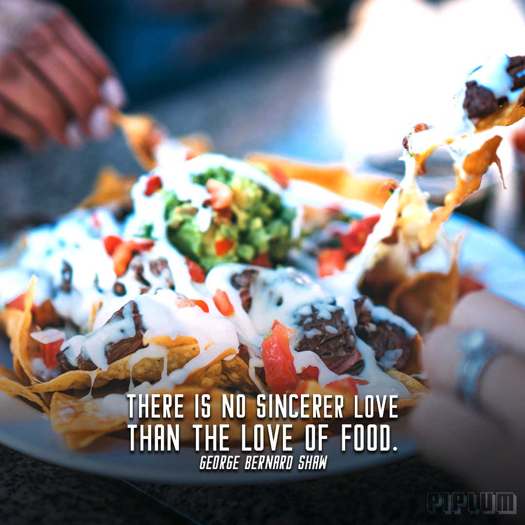 There is no sincerer love than the love of food. Quote about love for food by George Bernard Shaw. Love-quote-Family-eating-their-meal-together-They-are-enjoying-time-spend-together-food