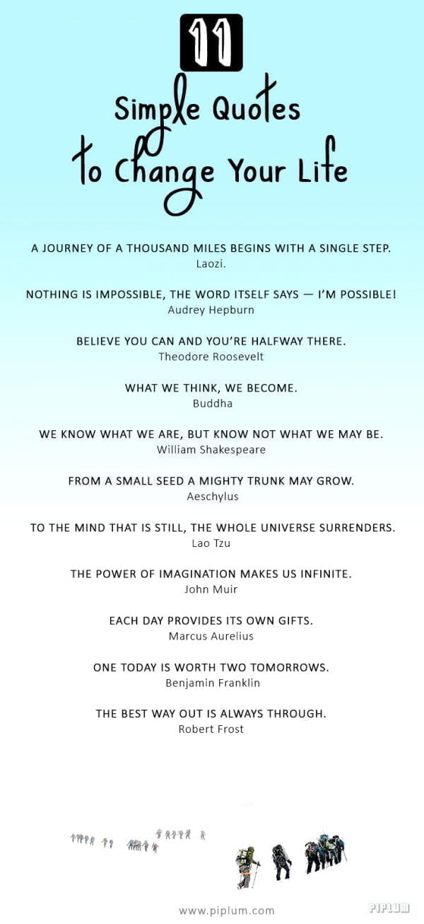 11 Simple Quotes to Change Your Life [pictures]