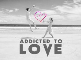 Addicted-to-love-quote-couple-having-fun-in-the-beach