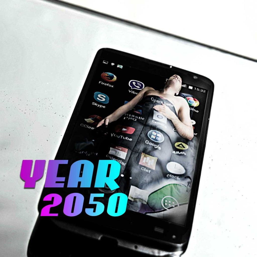 Life Inside A Smartphone... Life without a smartphone. Inspirational Quote Picture. cannot-live-without-smartphone-quote