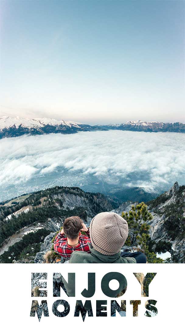 Enjoy the moment and move on. Enjoy-moments-motivational-life-quote-mountain-peak-friends