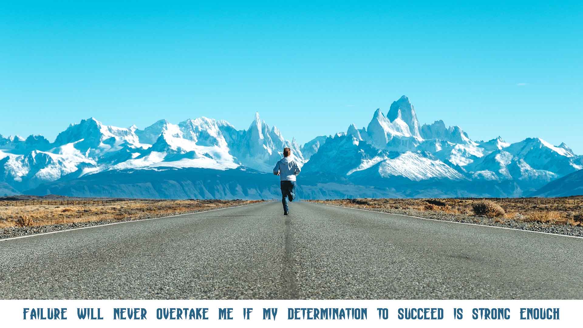 Keep Running. Quick Motivational Quote For Runners runners-quote-Failure-will-never-overtake-me-if-my-determination-to-succeed-is-strong-enough