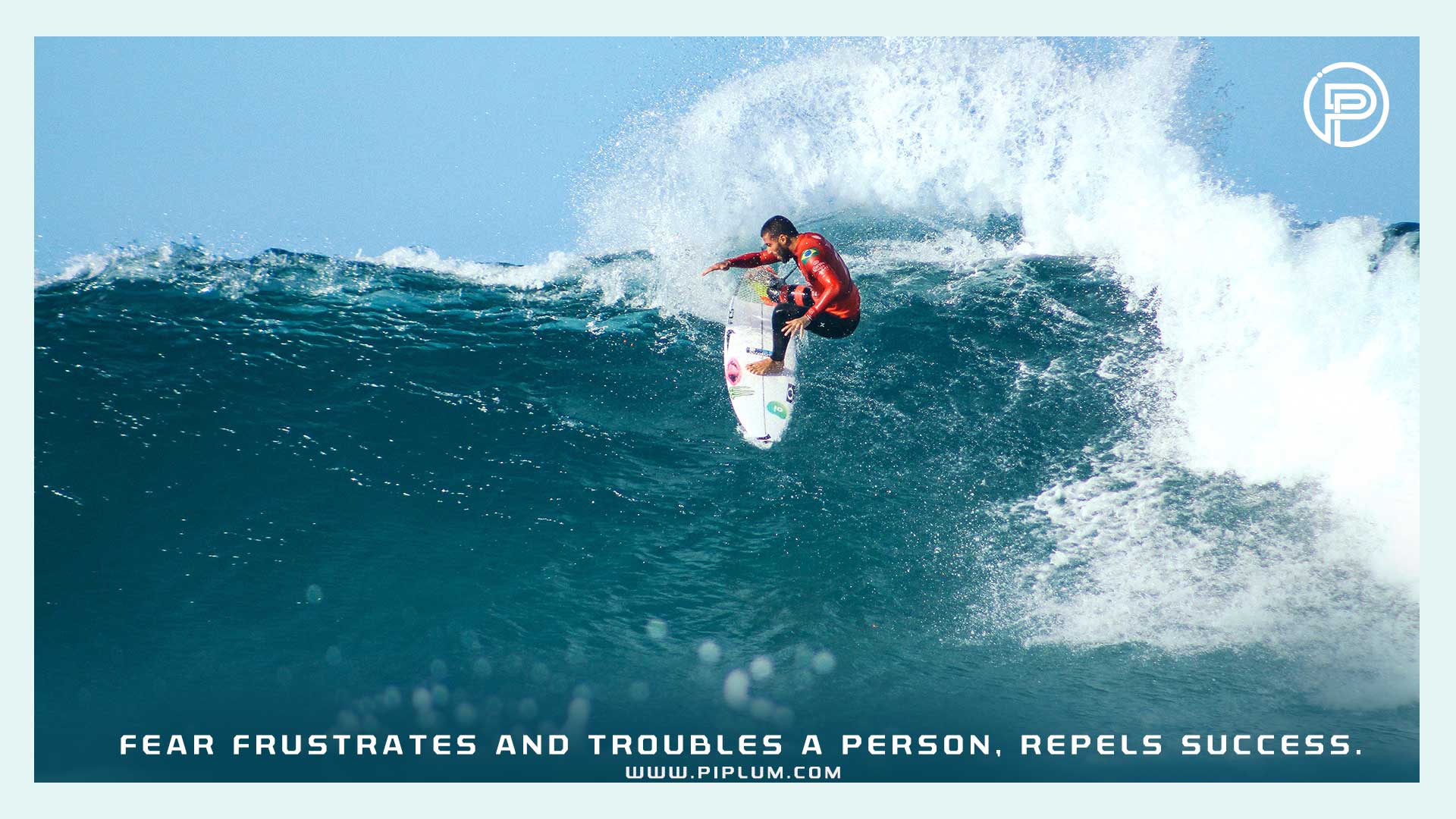 Fear frustrates and troubles a person, repels success. Inspirational quote. Fear-frustrates-and-troubles-a-person-repels-success-Inspirational-quote-amazing-wallaper-motivational