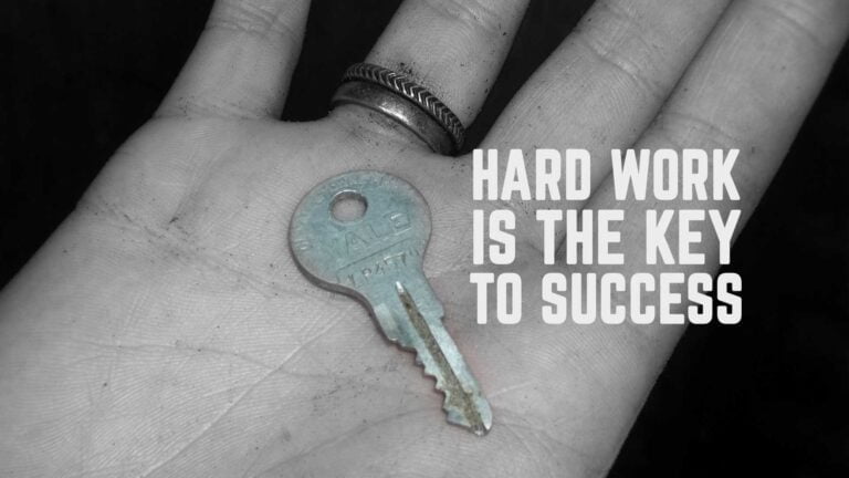 Hard-workis-the-key-to-success.-Life-Quote