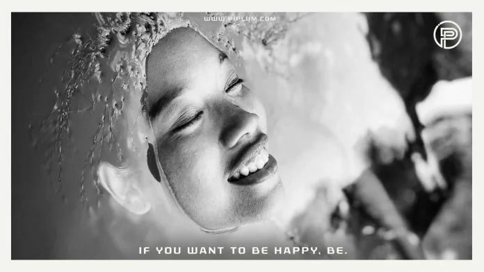 If You Want To Be Hapy - Be. A Peaceful Motivational Quote. If-You-Want-To-Be-Hapy-Be-Positive-Motivational-Quote-peaceful-saying