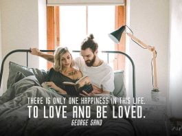 Love Quote. Facebook Cover. There is only one happiness in this life, to love and be loved