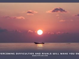 sunset-beach-ocean-Overcoming-difficulties-and-rivals-will-make-you-smile-motivational-quote