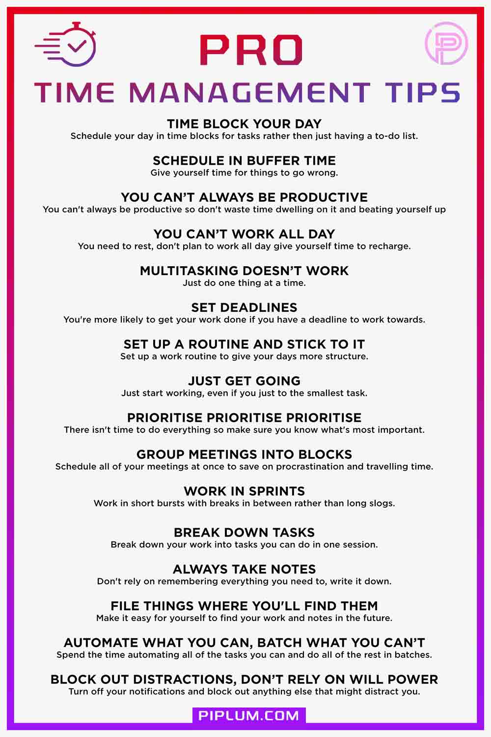 Pro-time-management-and-planning-tips-Printable-poster-for-office-and-workplace
