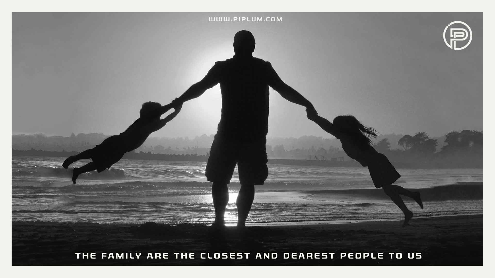 The-family-is-the-closest-and-dearest-people-to-us-Inspirational-family-quote-kids-dad-beach-sunset