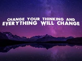 change-your-thinking-and-everything-will-change-inspirational-space-quote-purple-sky