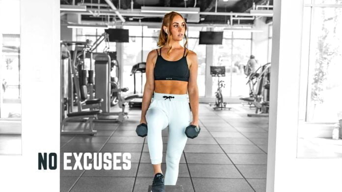 Do you have any excuses not to workout today? Motivational quote. no-excuses-quote-motivational