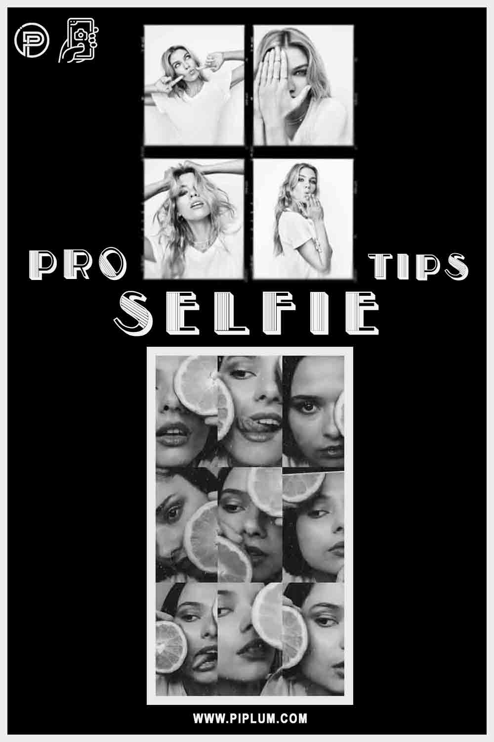 Pro selfie tips for women. Poster. pro-selfie-tips-for-women-poster