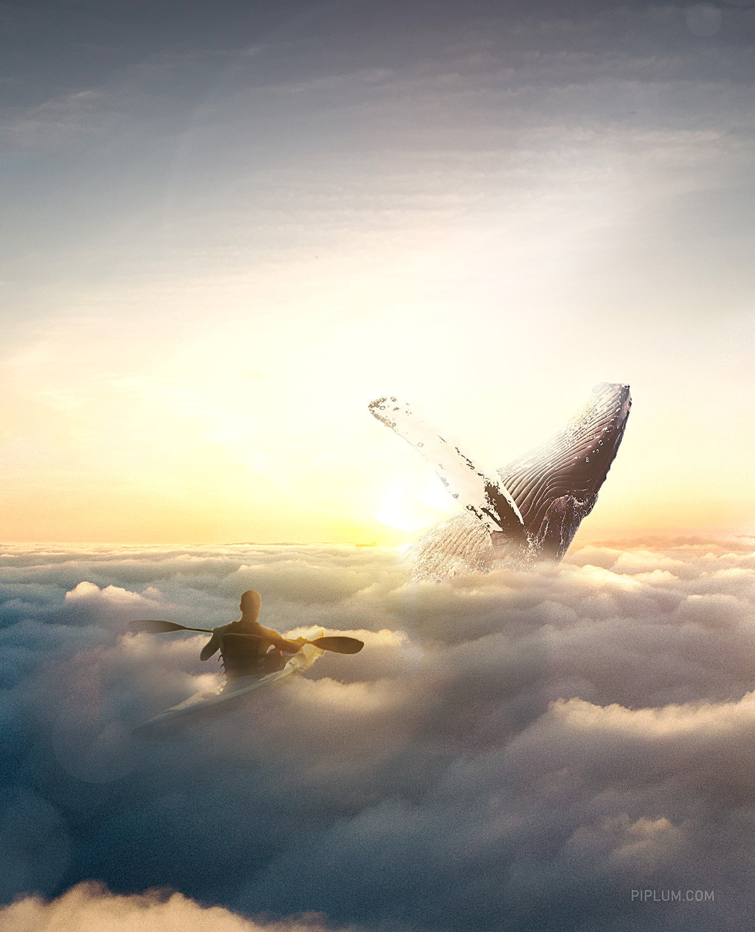 surreal-world.-Whale-in-the-sky-motivational-quotes-photo-manipulation-art