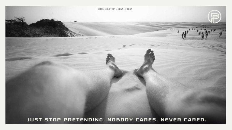 Never Try To Prove Anything To Anyone! Nobody Cares. Motivational Quote.