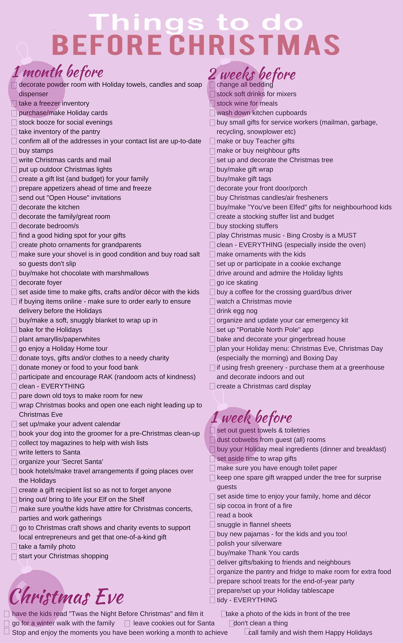 Things to do before the Christmas printable checklist Things-to-do-before-christmas-checklist