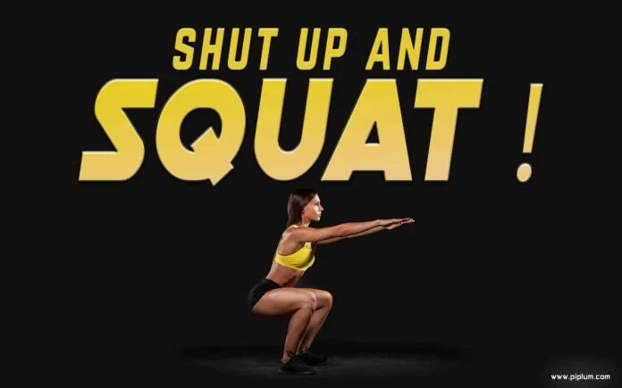 Shut up and squat! Hate or love it, but the benefits of this exercise are just immeasurable. Motivational squat quotes for fitness and gym lovers. Motivational-squats-quotes-for-gym-and-fitness-lovers