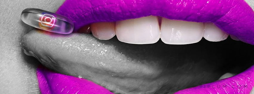 Instagram pill. Facebook cover. Pill-of-instagram-Facebook-cover-Piplum-purple-lips-amazing