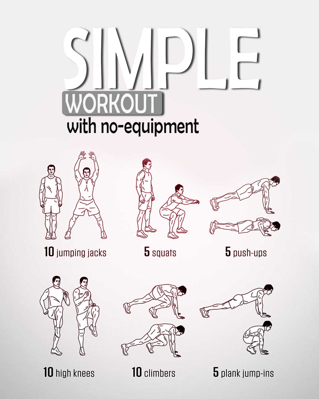 Simple-workout-with-no-equipment-Poster