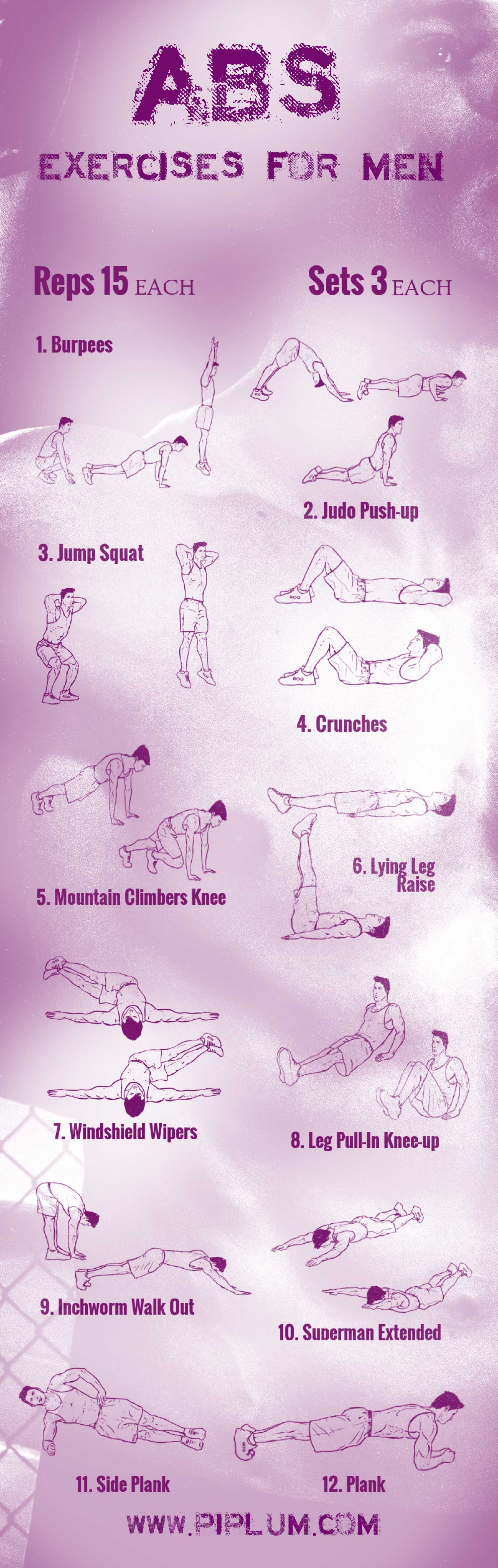 abs-exercises-for-men-poster