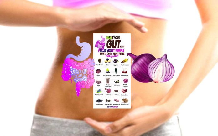food-that-healts-gut.-Women-holds-a-list-to-heal-gut. food-that-healts-gut.-Women-holds-a-list-to-heal-gut.