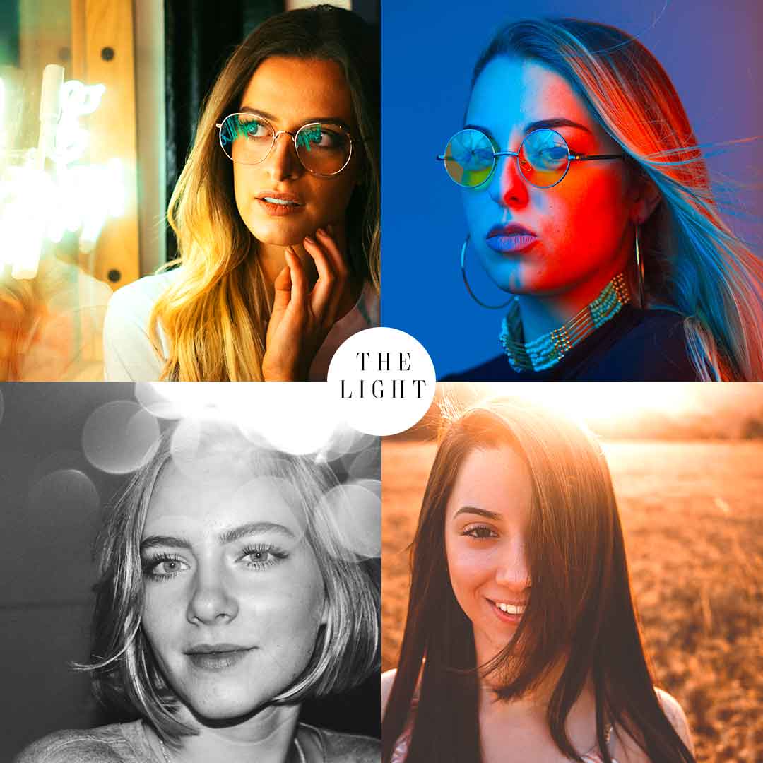 All sources + colorful filters and all kinds of light must be a consideration for a nice selfie. the-light-importance-for-selfie-different-colorful-filters