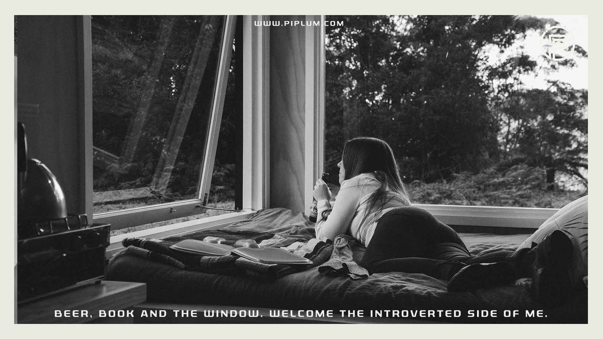 Beer, book and the window. Welcome the introverted side of me. Motivational quote to fight depression during COVID-19. coronavirus-Beer-book-and-the-window-Welcome-the-introverted-side-of-me-Motivational-quote-to-fight-depression-during-COVID-19