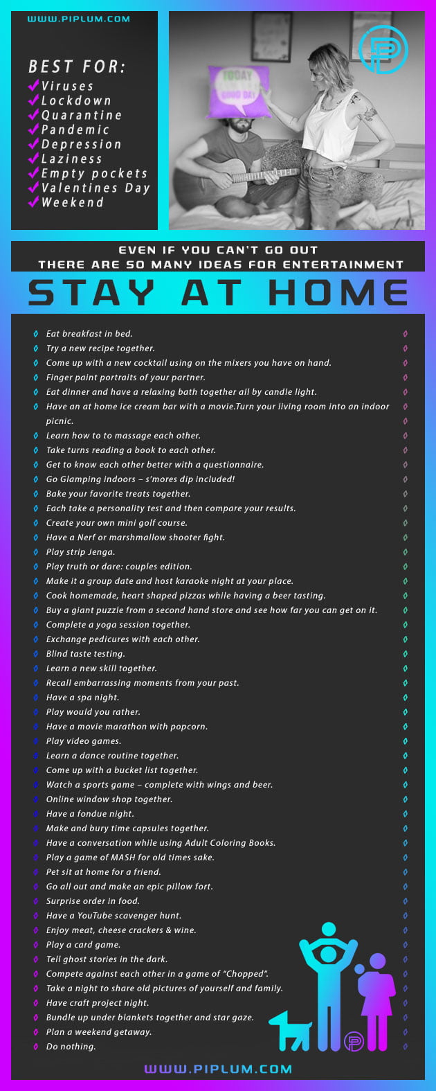 Stay At Home Ideas. What To Do At Home, When Nothing To Do? Stay-At-Home-Ideas-What-To-Do-At-Home-When-Nothing-To-Do-poster-list-infographic