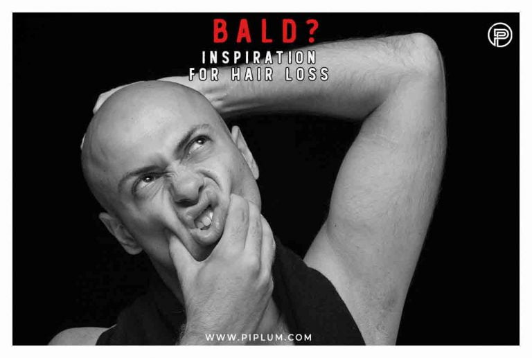 Baldness Is Not A Problem. Inspiration For Hair Loss. [Positive Quotes]