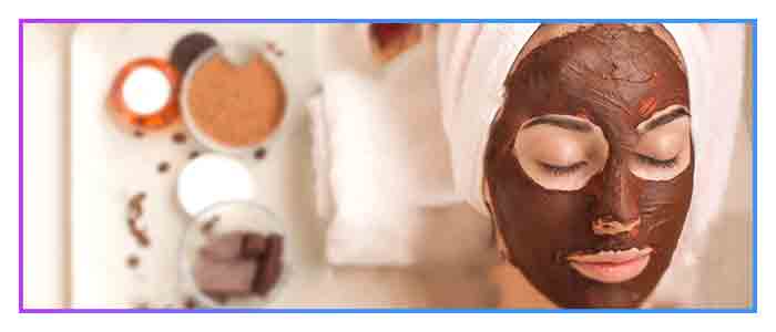 Chocolate masks rejuvenate women skin