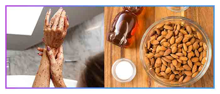 Honey moisturizes the skin, but does not allow it to grease, slows down the aging process and cleanses naturally, making it perfect for making scrubs. Honey moisturizes the skin