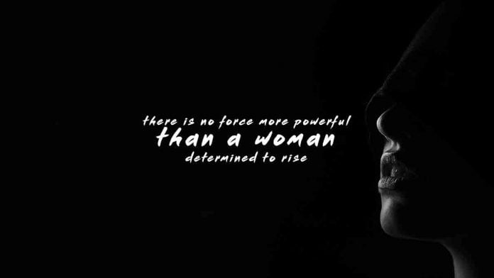 There is no force more powerful than a woman determined to rise. There-is-no-force-more-powerful-than-a-woman-determined-to-rise-Inspirational-Quote