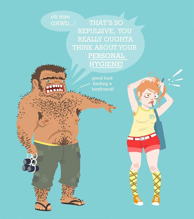 Double standards Double-standards-ugly-man-beautiful-woman