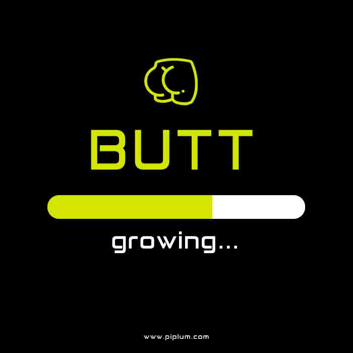 Inspirational fitness quote to shape your body lines. inspirational-fitness-quote-butt-growing