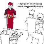 I used to be a crypto millionaire crypto meme mcdonalds