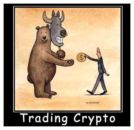 Trading crypto is not as predictable as you think. Funny crypto bear rules. 