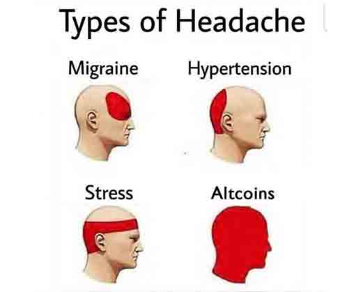 Altcoins, or better call - shitcoins, gives you headaches. 