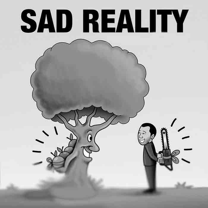 Sad reality... Motivational quote about life. motivational-quote-man-cheats-on-tree-and-nature