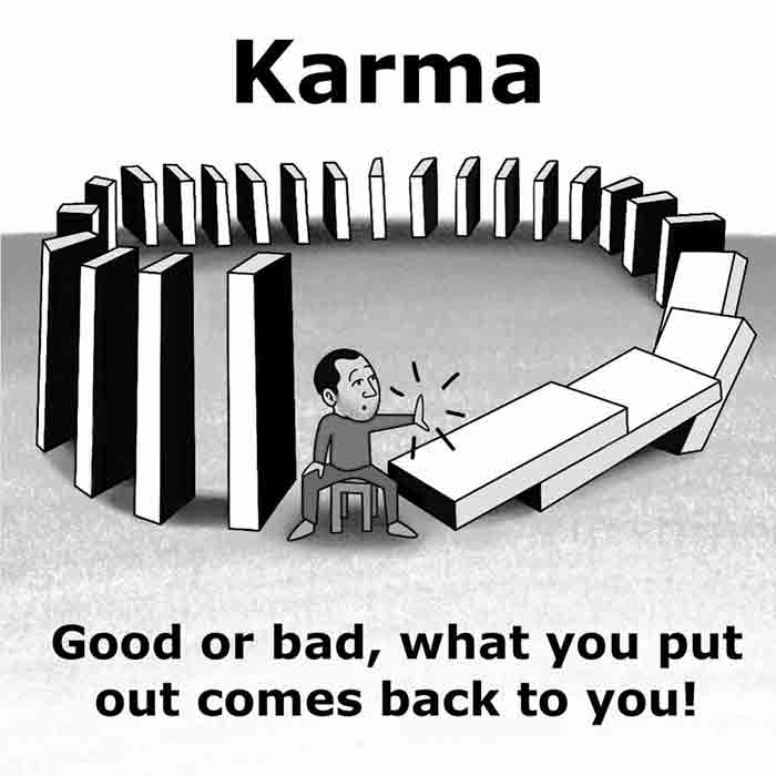 Motivational Karma Quote. Motivational-Karma-Quote-domino-effect
