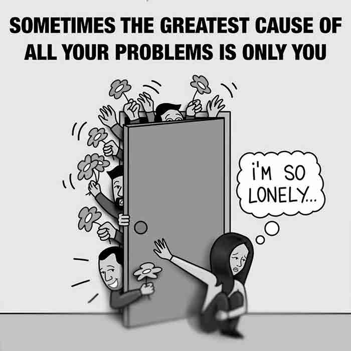 Sometimes the greatest cause of all your problems is only you. Wisdom words about life. Sometimes-the-greatest-cause-of-all-your-problems-is-only-you-Wisdom-words-about life.
