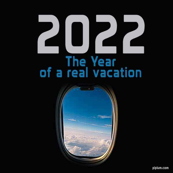 The year of a real vacation is 2022. An inspirational quote. view-from-plane-window-The-year-of-a-real-vacation-is-2022-inspirational-quote