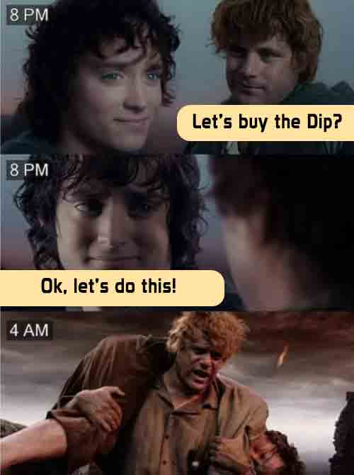 Buy-the-dip-in-the-evening-And-experience-an-even-more-significant-drop-in-the-morning-Funny-crypto-reality-meme