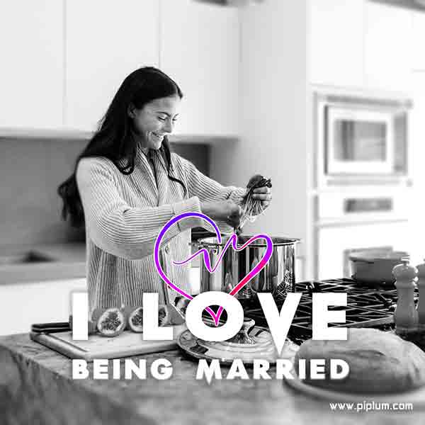Just loving being married. I don’t care how hard it is to be together; there’s nothing worse than being alone. Just-loving-being-married-quote-happy-wife-waiting-for-husband-coming-back-from-work
