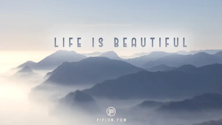 Erase Sad Moments With ”Life Is Beautiful” Quotes.