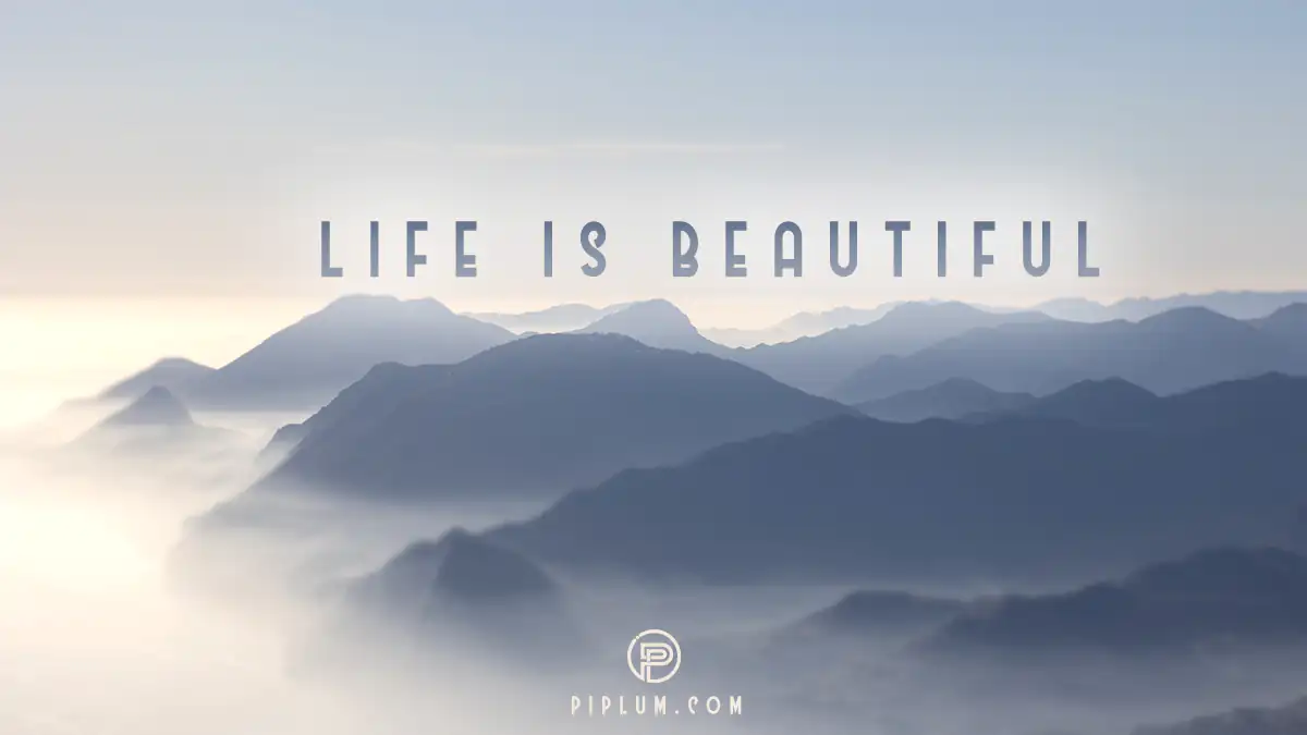 Erase Sad Moments With ''Life Is Beautiful'' Quotes.