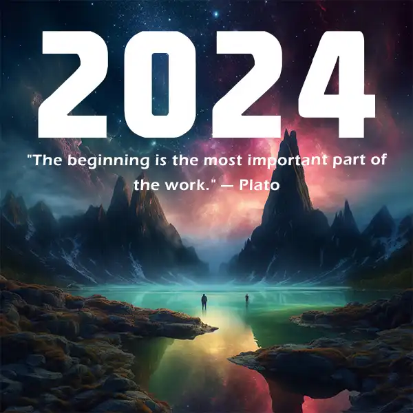The beginning is the most important part of the work' Amazing inspirational 2024 quote by Plato. 