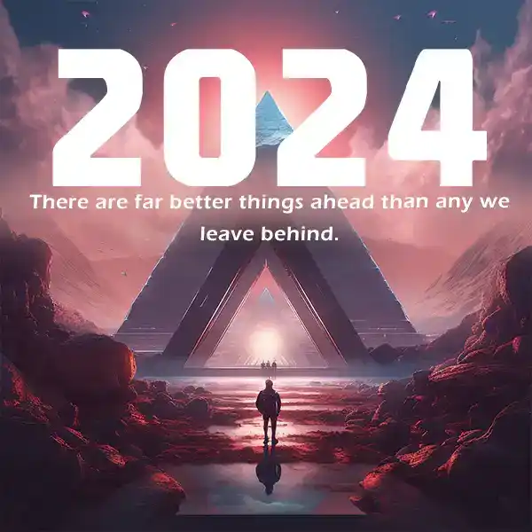 The future is bright, and so are you. 2024 is your year to sparkle and glow!