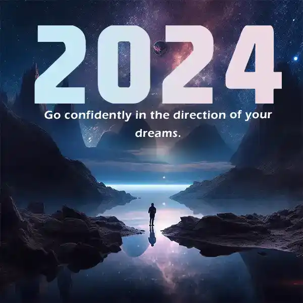 2024 is a new adventure, and you are the hero. Be brave, be bold and be yourself!